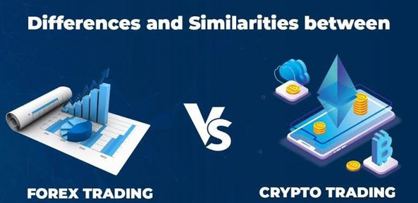 What is the difference between cryptocurrency and forex?