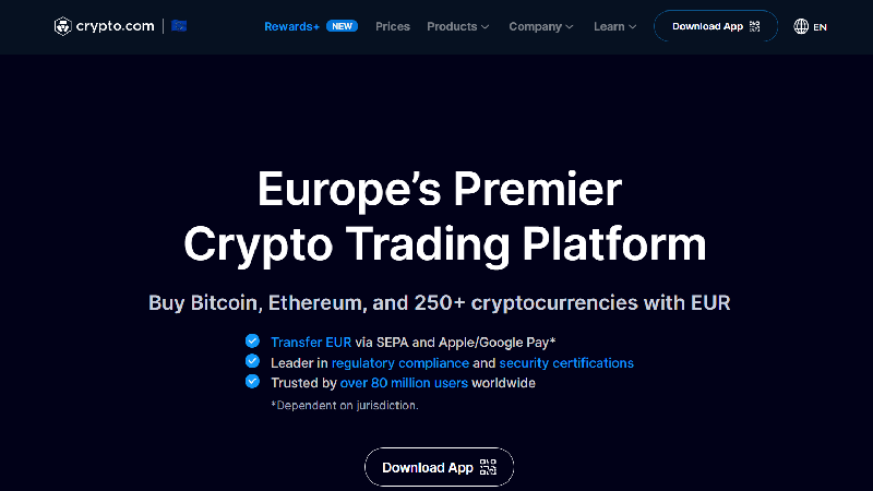 Crypto.com Crypto Wallet.
