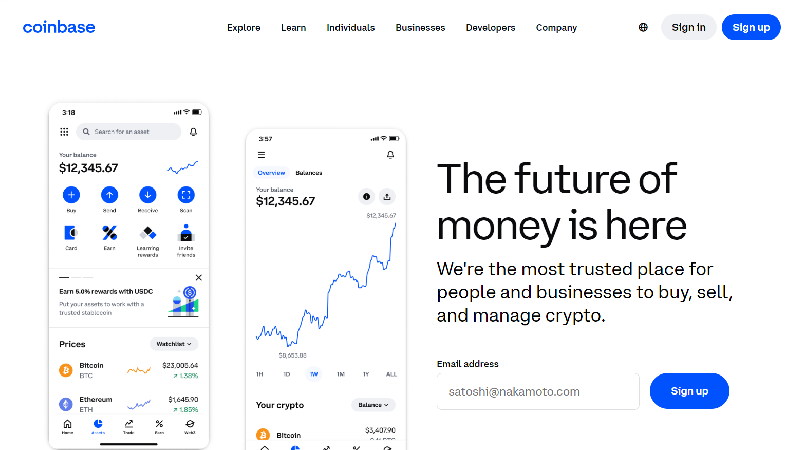 Coinbase Crypto Wallet.